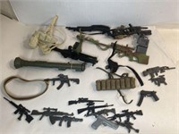 Large Lot Vintage, G.I. Joe Weapons and