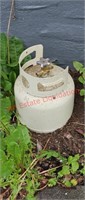 Small propane tank (back yard)