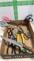 scissors and tin snips