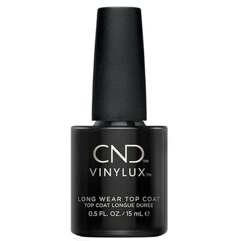 (2) CND Vinylux Weekly Top Coat, Clear, 15ml