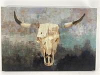 Bovine Skull Canvas Print