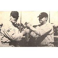 Vintage Babe Ruth/walter Johnson Postcard