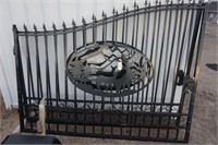 20ft Driveway Gates with Round Design