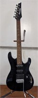 Black Ibanez Gio Electric 6-String Guitar *stand