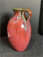 Modern Signed Drip Glaze  Vase