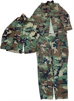 Two Military Style Camo Jackets, Camo Pants