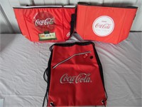 Lot of Coca-Cola Coolers