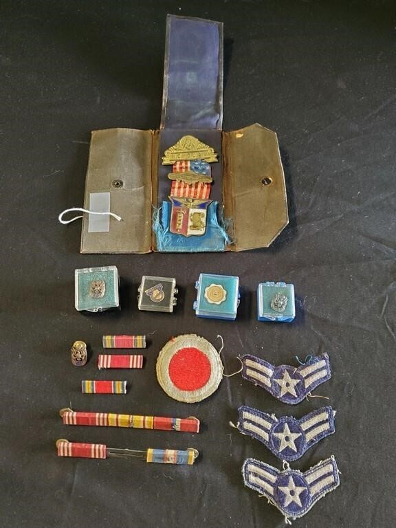 Various Military Pins And More