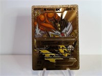 Pokemon Card Rare Gold M Raikou Ex