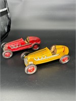 LOT OF 2 MARX PRESSED STEEL WIND UP CARS ONE MONEY
