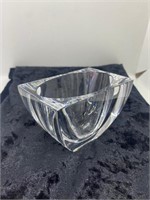 Rogaska Clear Glass Candle Holder