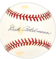 Dick Bokelmann Signed Baseball Beckett BAS COA