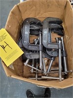 APPROX 12 C-CLAMPS 5" & OTHERS