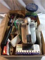 Flat of miscellaneous tools
