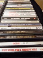 CDs , Case - mostly country, pop music