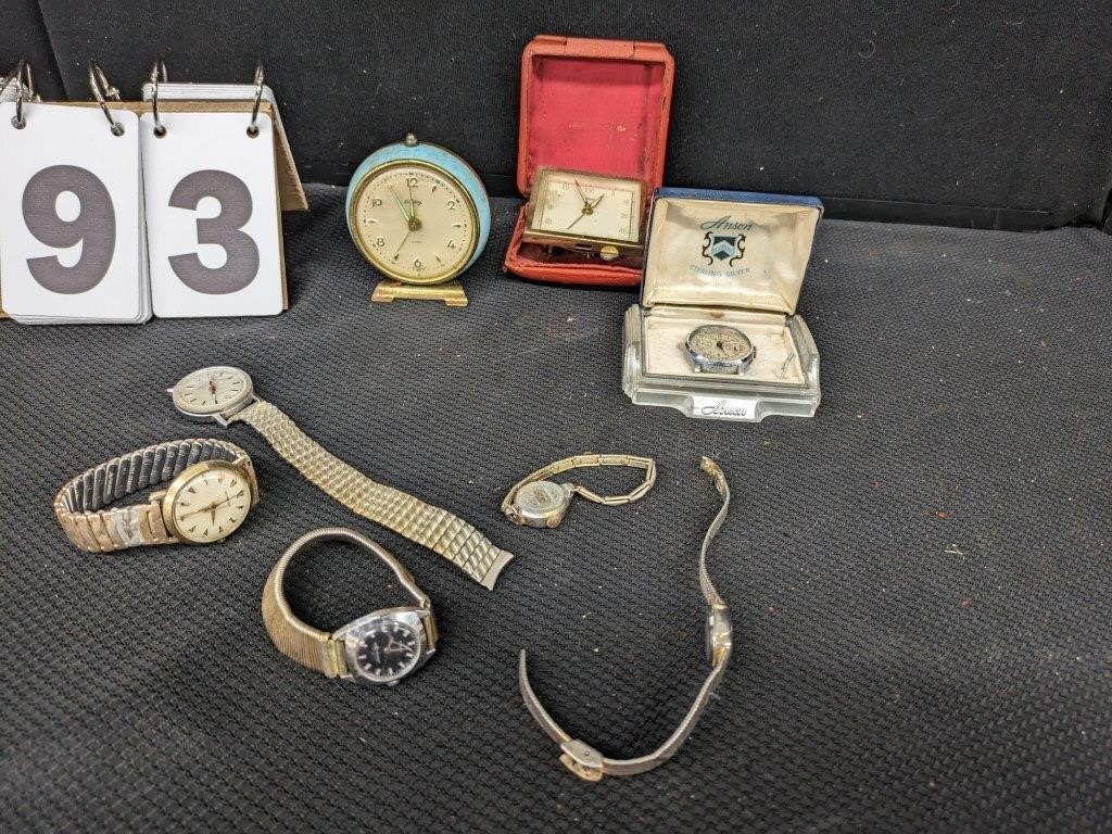 Assorted Watches & Alarm Clocks