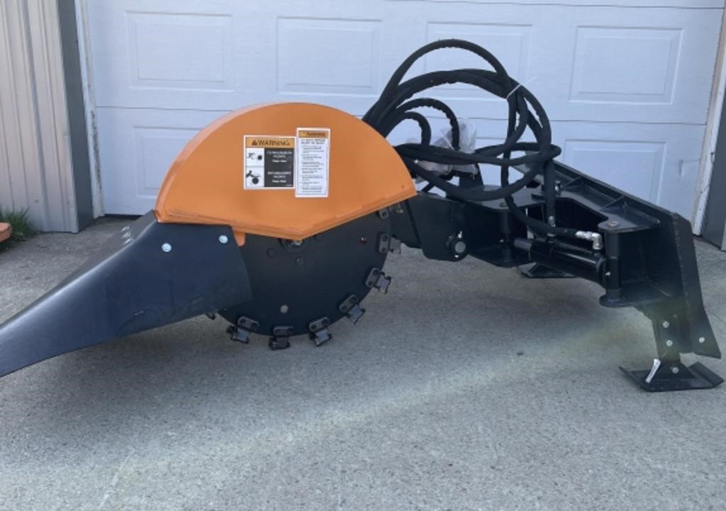 Wolverine QA Hydraulic  Angle Tree Stump Grinder