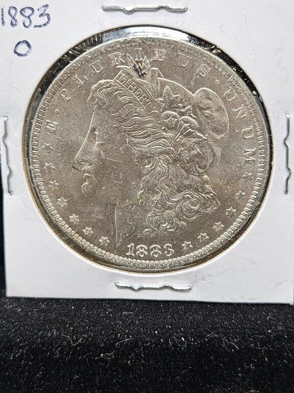 1883 O MORGAN DOLLAR - 90% SILVER