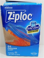 G) 54 Ziploc Freezer Quart Bags