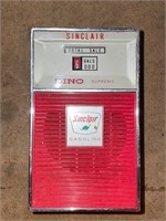 Sinclair Dino supreme gasoline radio