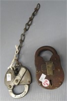(2) Vintage padlocks includes Winchester Arms
