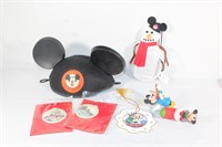 Walt Disney World Mickey Ears Hat, Ornaments etc.