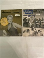 1950s "DOWN BEAT" MAGAZINES - LOT 2