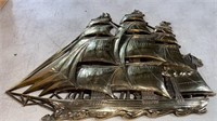 HOME INTERIOR CLIPPER SHIP WALL PLAQUE NAUTICAL