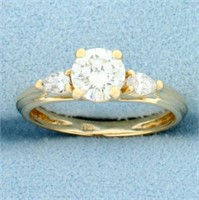 1ct Diamond Engagement Ring in 14k Yellow Gold