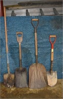 4 shovels/scoops including Union Fork and Hoe Co t