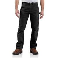 Carhartt Men's Washed Twill Dungaree Pant Black,