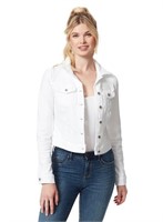 Jessica Simpson Denim Pixie Jacket, White