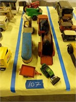 Group Of Toy Trucks Tractors Etc As Shown