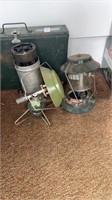 Coleman lanterns and Coleman propane stove