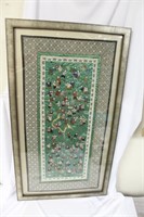 A Framed Chinese Silk