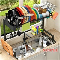 Gyenveic 2 Tier Over Sink Draining Rack