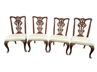 4 AMERICAN DREW CHIPPENDALE CHAIRS
