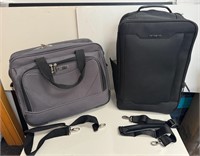Samsonite Reversible Backpack &American Trunk/Case