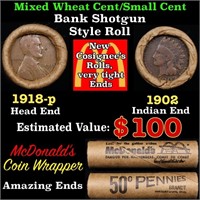 Small Cent Mixed Roll Orig Brandt McDonalds Wrappe