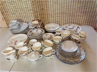 Mixed Lot of Floral Ceramic Plates