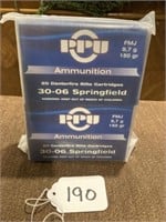 4 Boxes of PPU FMJ 150 Grain 30-06 Springfield