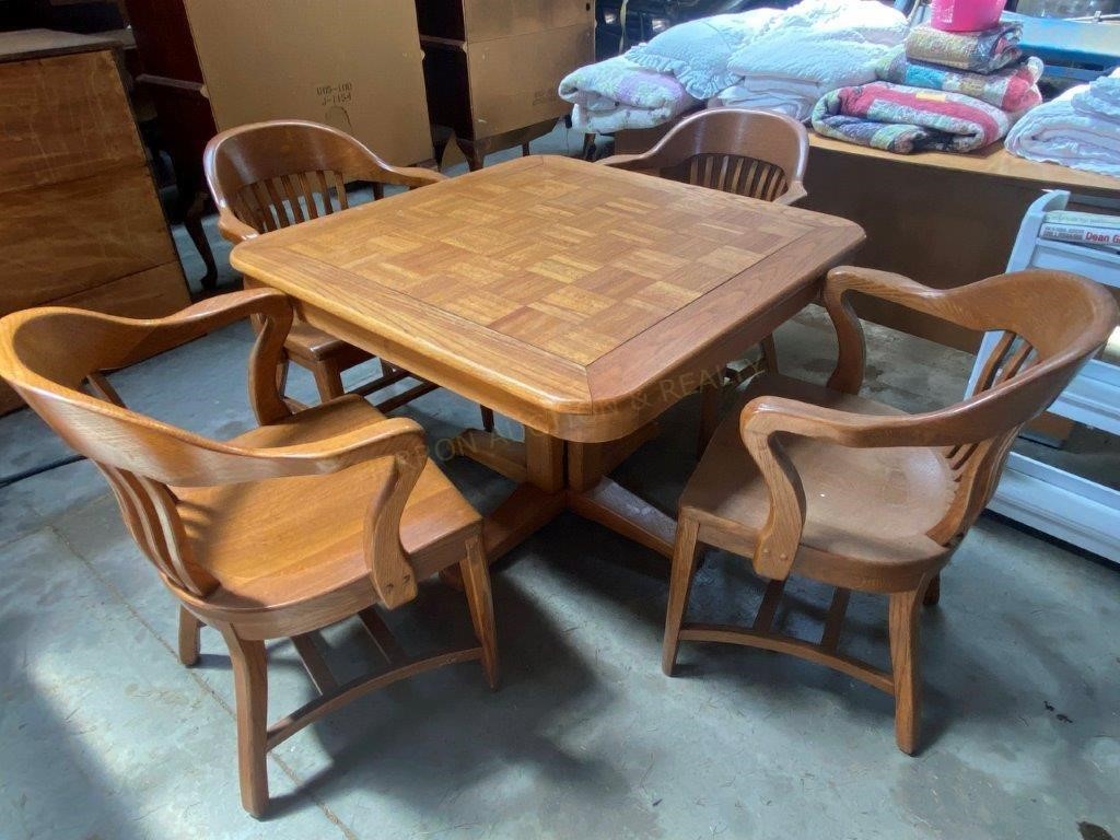 Solid Wood Table & Chairs