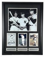 Autographed Photos Joe DiMaggio Mickey Mantle