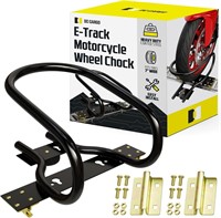 E-Track Motorcycle Wheel Chock for Trailers