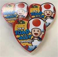 3x Super Mario Mushroom Gummy Candy