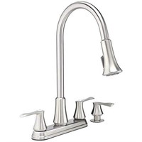 Project Source Stainless Steel 2-Handle Faucet $99
