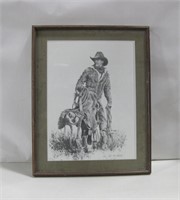 23"x 29" Signed Numbered Bill Anton Cowboy Print