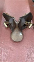 Leather saddle