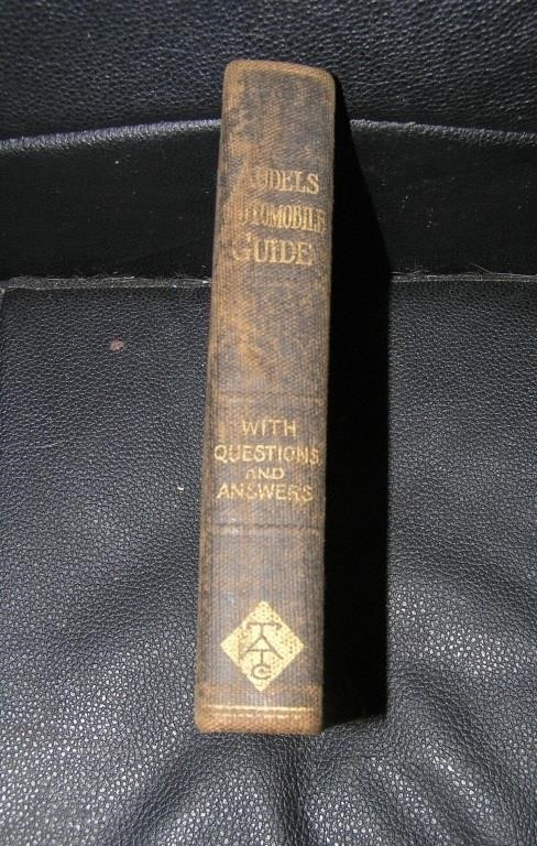 Antique Audels automobile guide