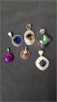 Beautiful necklace pendants most are stamps 925